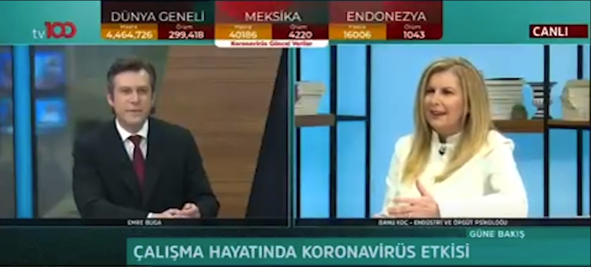 TV 100 – Çalışma Hayatında Pandemi Etkisi